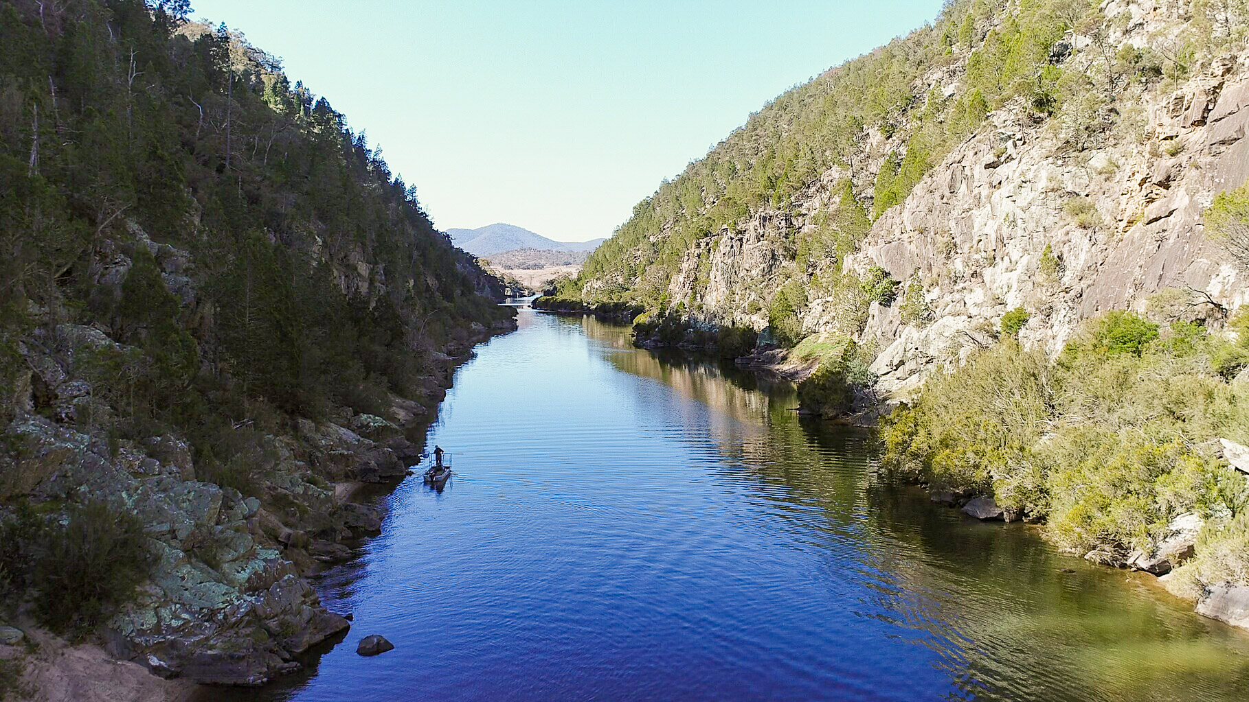 Fish survey along the Murrumbidgee River at Bush Heritage Australia's Scotsdale Reserve Credit Annette Ruzicka Photography